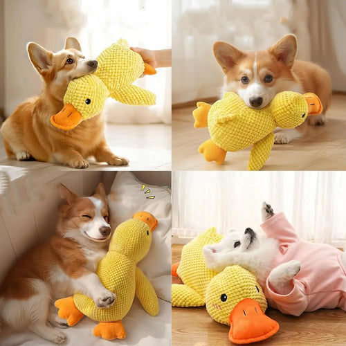 Jouet en peluche canard