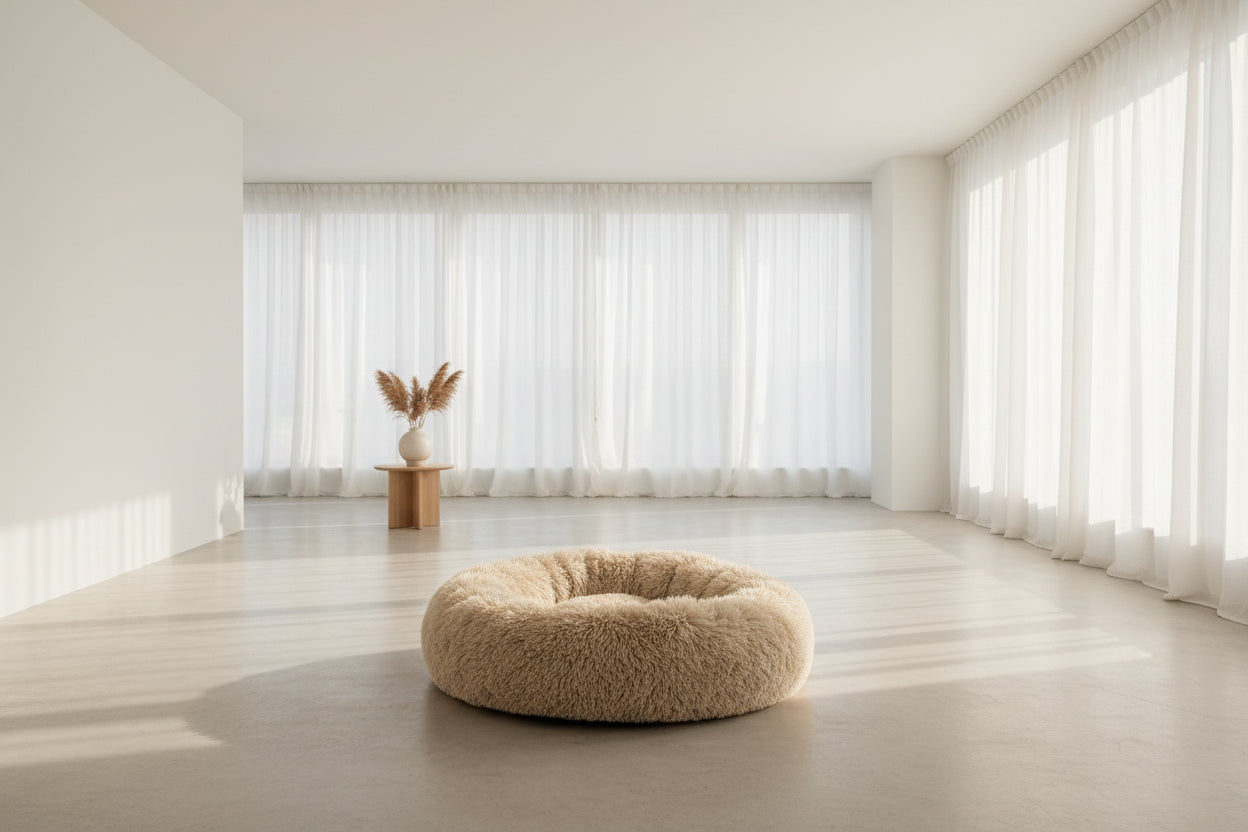 Lit rond pour animaux de compagnie Chien et Chat